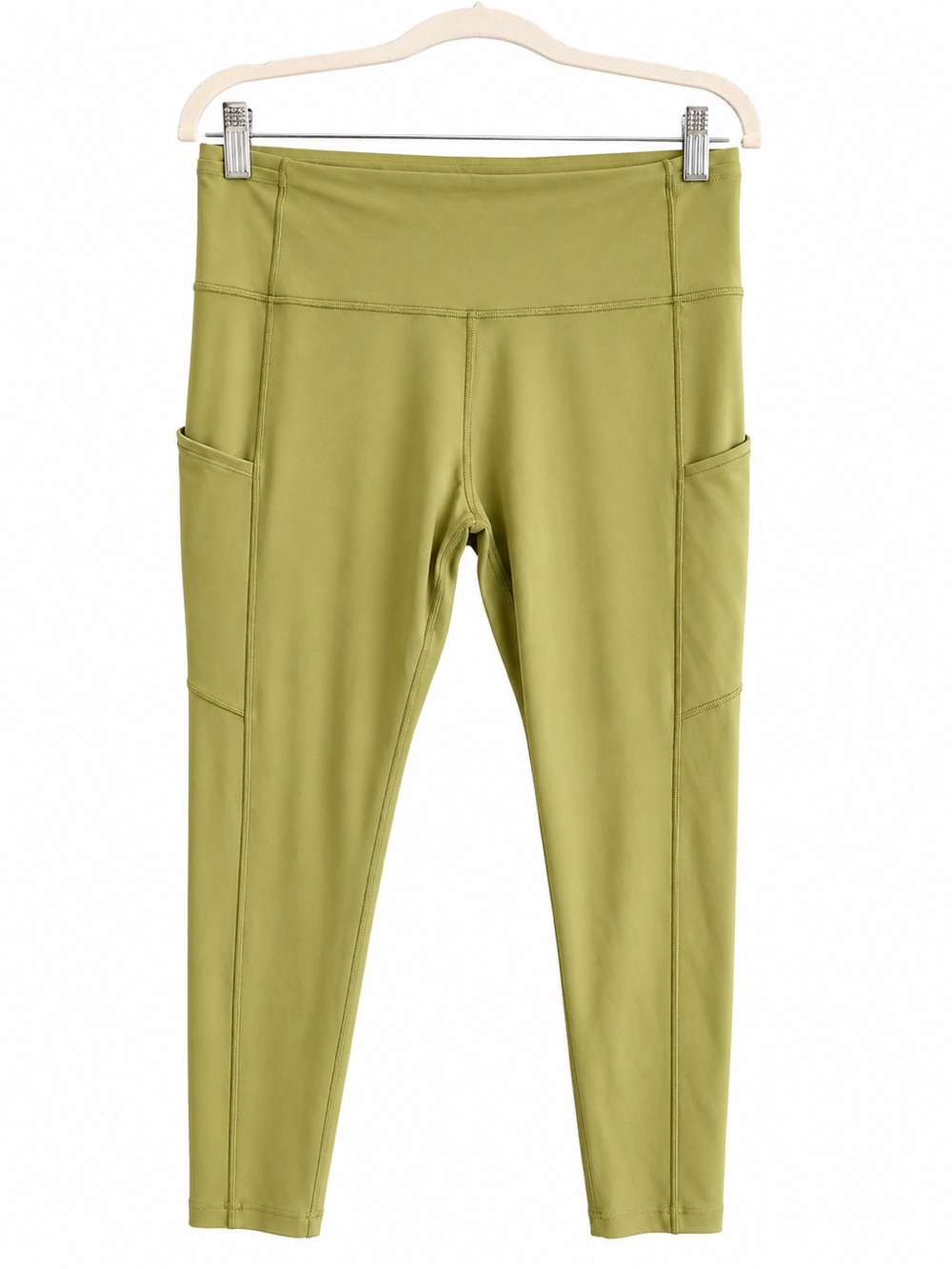 Lululemon, High-Waist Pocket Leggings in Pistachio Green, Size 14